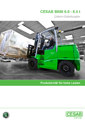 Electric forklifts Cesab B 885