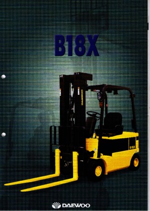 Electric forklifts Doosan B 18 x
