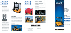 Elektrikli ön-forklift kamyonları Montini Bingo 163 GA CSM