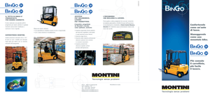Electric forklifts Montini Bingo 164 CSM