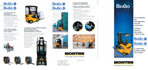 Elektrikli ön-forklift kamyonları Montini Bingo 200