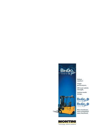 Electric forklifts Montini Bingo plus N 163 CSM
