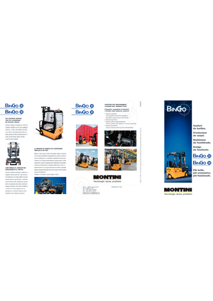 Electric forklifts Montini Bingo plus N 163