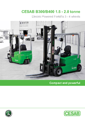 Elektrikli ön-forklift kamyonları Cesab Blitz 318 AC