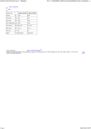 Elektrikli ön-forklift kamyonları Cesab cenTAURO 48 160L AC