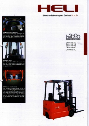 Electric forklifts Heli CPD 10 S AQ