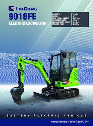 Electric Crawler Excavators Liugong 9018FE
