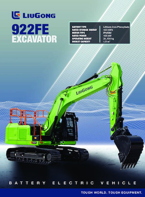 Electric Crawler Excavators Liugong 922FELL