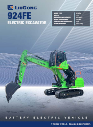 Electric Crawler Excavators Liugong 924FE