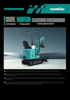 Electric Crawler Excavators Sunward SWE10FED