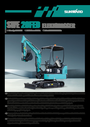 Electric Crawler Excavators Sunward SWE20FED