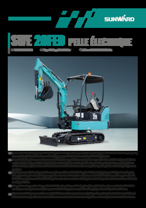 Electric Crawler Excavators Sunward SWE20FED
