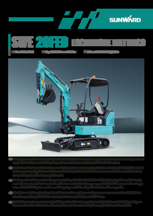 Electric Crawler Excavators Sunward SWE20FED