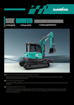 Electric Crawler Excavators Sunward SWE60UFED