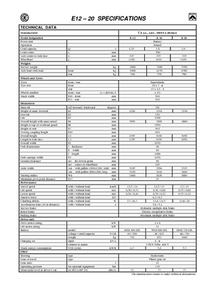 Elektrikli ön-forklift kamyonları Desta E 16 ac
