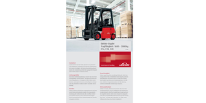 Electric forklifts Linde E20PH