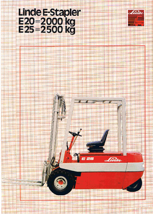 Electric forklifts Linde E 25