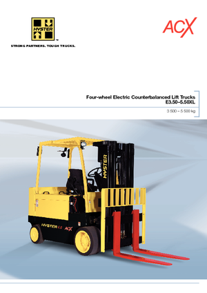 Electric forklifts Hyster E5.50XN