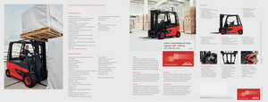 Electric forklifts Linde E 40/600 HL