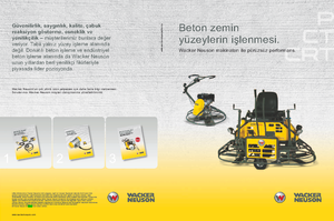 Beton Perdah Makinesi Wacker Neuson CT 36-400 E