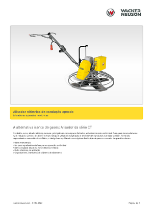 Beton Perdah Makinesi Wacker Neuson CT 36-400 E
