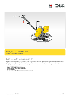 Beton Perdah Makinesi Wacker Neuson CT 36-400 E