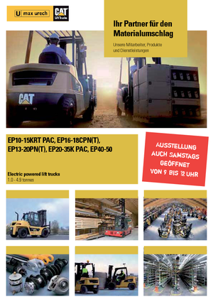 Electric forklifts Caterpillar EP40