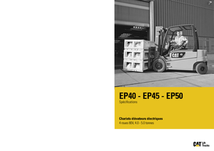 Electric forklifts Caterpillar EP40