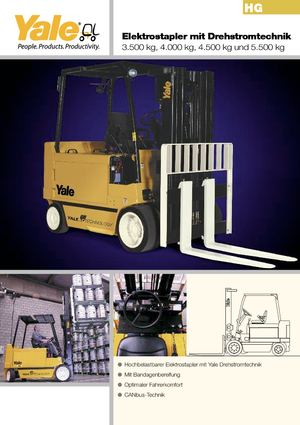 Electric forklifts Yale ERC 55 HG