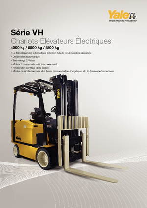 Elektrikli ön-forklift kamyonları Yale ERC40VH