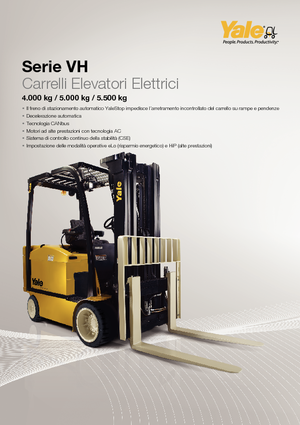 Elektrikli ön-forklift kamyonları Yale ERC40VH