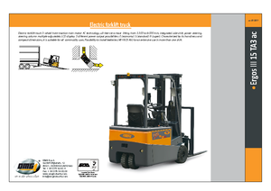 Diesel Forklifts OMG Ergos III 15 TA 3 ac