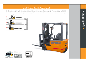 Electric forklifts OMG Ergos III 18 TA 3