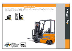 Electric forklifts OMG Ergos III 18 TA 4 