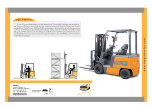 Electric forklifts OMG Ergos III 30 TA 4