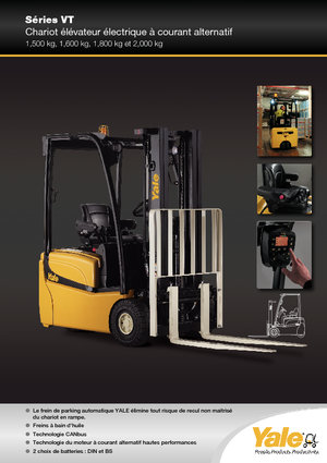 Electric forklifts Yale ERP15VT