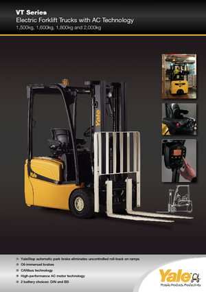 Electric forklifts Yale ERP15VT