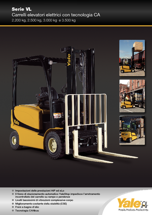 Electric forklifts Yale ERP25VL