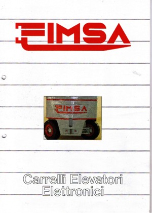 Elektrikli ön-forklift kamyonları Fimsa ET 4012