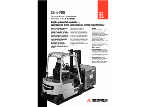 Electric forklifts Mitsubishi FB 20 N