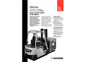 Electric forklifts Mitsubishi FB 20 N