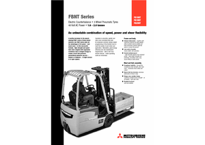 Electric forklifts Mitsubishi FB 20 NT ac