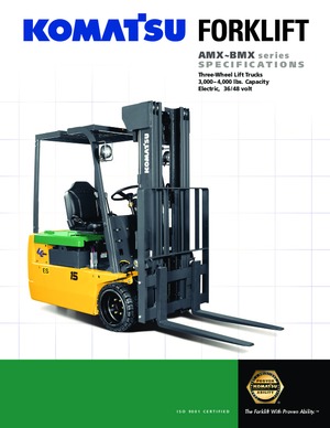 Elektrikli ön-forklift kamyonları Komatsu FB 20 M 3 E