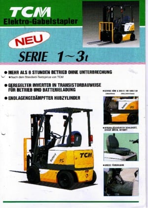 Electric forklifts TCM FB 20-6