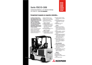 Elektrikli ön-forklift kamyonları Mitsubishi FBC 25 N