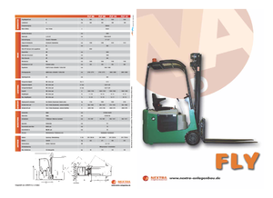 Elektrikli ön-forklift kamyonları Levante FLY 06