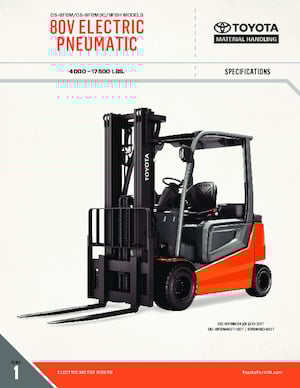 Electric forklifts Toyota 05-9FBM30T