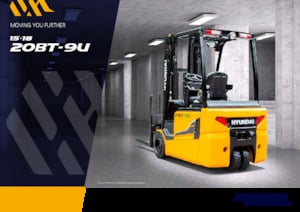 Elektrikli ön-forklift kamyonları Hyundai 20BT-9U