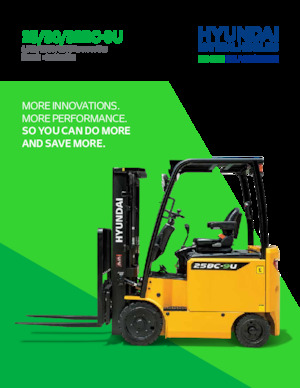 Electric forklifts Hyundai 30BC-9U