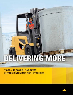 Electric forklifts Caterpillar 2EP10000